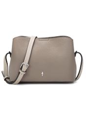Brown small women's handbag TOREC-0768-1K(W26), front product view on white background.