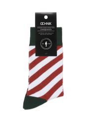 Christmas striped men's socks SKAMT-0169-15(Z24)-02