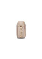 Small beige women's handbag TOREC-1164-1D(W26), side product view on white background.