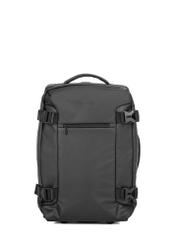 Small suitcase on wheels WALNY-0047-99-19(W26) - front view of the product, on a white background.