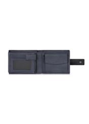 Small graphite leather men's wallet PORMS-0546-95(Z23)-04