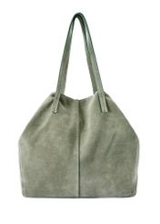 Sage leather women's handbag TORES-1252-8F(W26) - front product view, on white background.