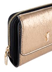 Women's small gold wallet PORES-0802C-28(W23)-07