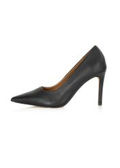 Black leather women's high heels BUTYD-1131-99(Z24)-05