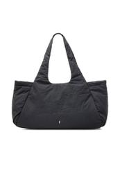 Black women's shopper bag TOREN-0336-99(W26), front product view on white background.