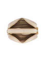 Cream medium women's handbag TOREC-1121-0B(W26), top view of the product on a white background.