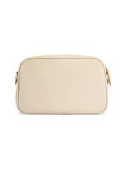 Cream medium women's handbag TOREC-1121-0B(W26), product view from the back on a white background.