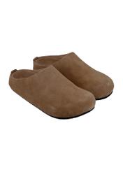 Women's cool beige slippers BUTYD-1322-1K(Z26), angled product view on a white background.