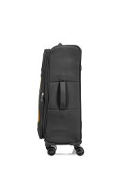 Medium suitcase on wheels WALNY-0042-99-24(W25), side view of the product on a white background.