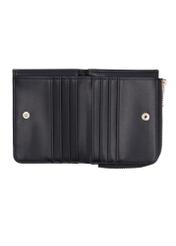 Small black women's wallet POREC-0400A-99(Z26), interior view on a white background.
