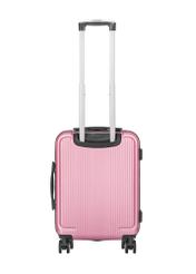 Cabin suitcase on wheels WALAB-0053-5C-19(W26), product back view on white background.