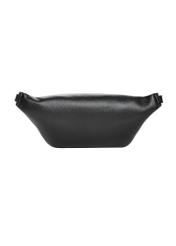 Black women's waist bag with pockets TOREC-1369-9I(Z26). Back view on a white background.