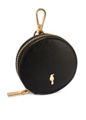 Small black women's handbag TOREC-1171-99(W26), view of the purse on a white background.