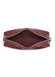Burgundy women's handbag TOREC-0003J-49(Z25) - product view from above on a white background.