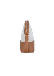 Small cognac handbag for women TOREC-0915-87(W24)-04