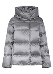 Gray women's down jacket KURDT-0585-91(Z25)