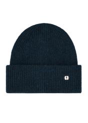 Dark green women's wool blend hat CZADT-0201-8C(Z26), front product view on white background.