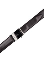 Men's brown leather belt PASMS-0291-1I(Z26)