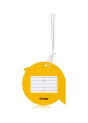 Round luggage tag yellow bird AW-004-0004-30(W23)-03