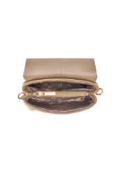 Dark beige leather women's handbag TORES-0911F-1K(W26)