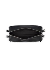 Black women's shoulder bag TOREC-1384-99(Z26) - product view from above, on a white background.