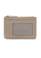 Beige card case POREC-0413-1B(W26), product back view on white background.