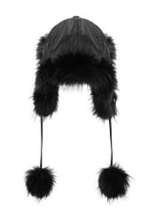 Women's hat with natural raccoon fur CZADF-0048-99(Z26)