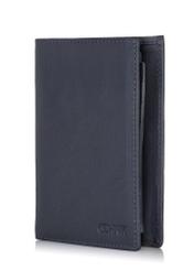 Men's graphite leather wallet PORMS-0545-95(Z23)-06