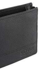 Men's leather wallet with stitching PORMS-0514-99(W23)-06