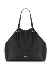 Large black shopper bag TOREC-0995A-99(Z25)