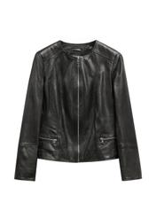 Women's waisted leather jacket KURDS-0414-99(KS)