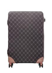 Brown cover for large suitcase AW-013-0006-1P-L(W26), front product view on the suitcase.