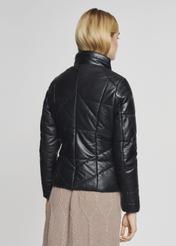 Women's quilted leather jacket KURDS-0279-4505(Z21)-08