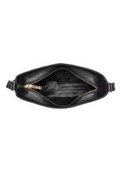 Black leather handbag TORES-0975F-99(Z26) - product view from above, on a white background.