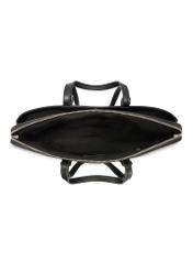 Black women's laptop bag TOREC-1108-99(Z25), product view from the inside on a white background.