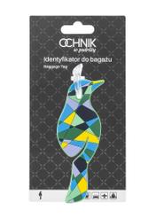Luggage tag AW-012-0002-63(W25), front view of the product on a white background.