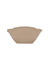 Beige leather women's bag TORES-0894D-81(Z25) - product view from the back on a white background.