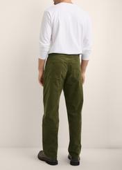 Green striped men's trousers SPOMT-0133-8B(Z26)