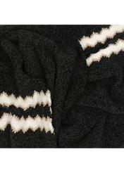 Warm black women's scarf SZADT-0149-99(Z23)-03