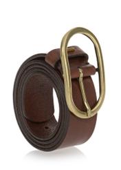 Brown leather belt for women PASDS-0277-89(Z23)-02