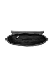 Black small messenger bag TOREC-1254-9P(Z26), product view inside on white background.