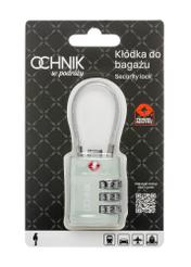 Sage TSA Combination Padlock AW-015-0007-8F(W26), front product view in packaging.