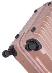 Set of 19'/24'/28' wheeled suitcases WALAB-0081-5X(W26), view of the product wheels on a white background.