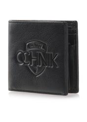 Men's leather wallet with embossing PORMS-0009A-99(W23)-02