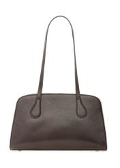 Brown shoulder bag TOREC-1236-1H(W26), product view from the back on a white background.