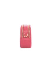 Fuchsia small women's handbag TOREC-1172-5E(W26) - side product view, on a white background.