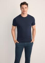 Set of men's basic T-shirts ZESMT-0040-15(KS)