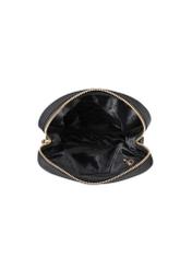 Quilted black women's handbag TOREN-0284-99(W24)-05