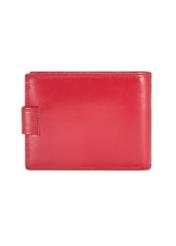 Red men's wallet SL-134-41(KS), product view from the back on a white background.