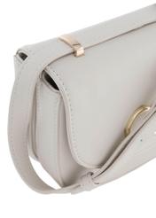 Cream logo saddle bag TOREC-0757A-12(W24)-06